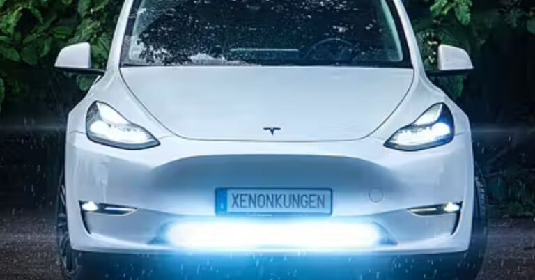 light bars on a tesla model y