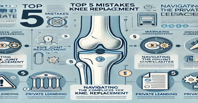 Top 5 Mistakes After Knee Replacement: