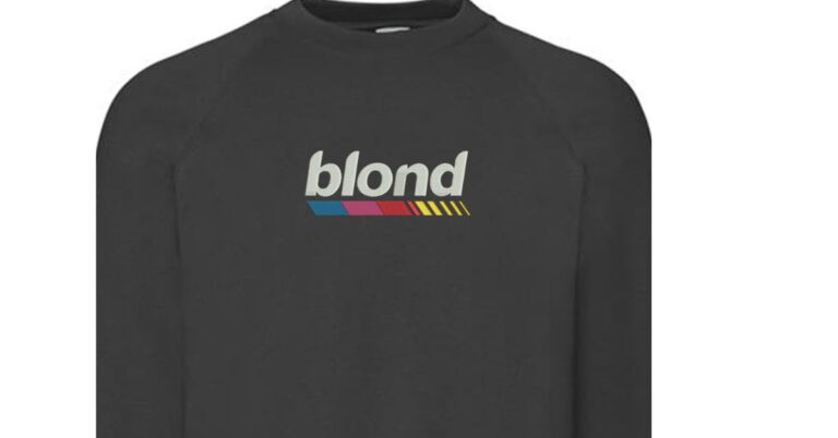 blond sweatshirt